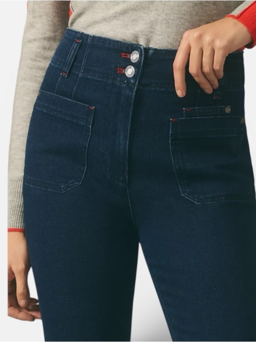 Anthropologie Maeve Junie High-Rise Slim Leg Jeans - Picture 3 of 10